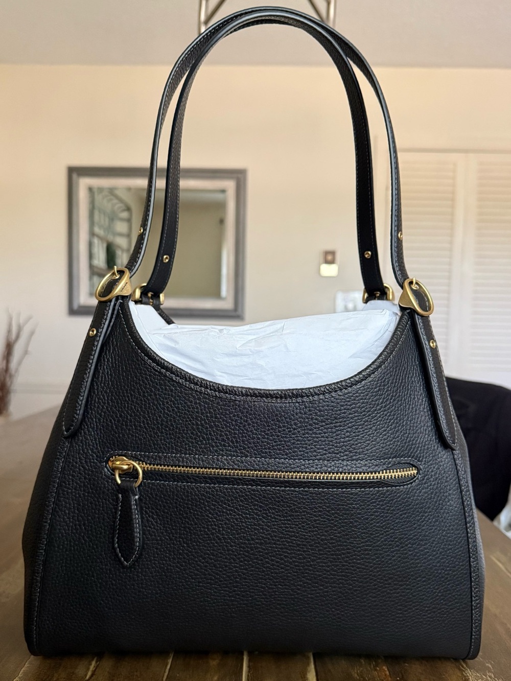 Coach Bella Medium Leather Shoulder Bag NWT - Picture 3 of 7